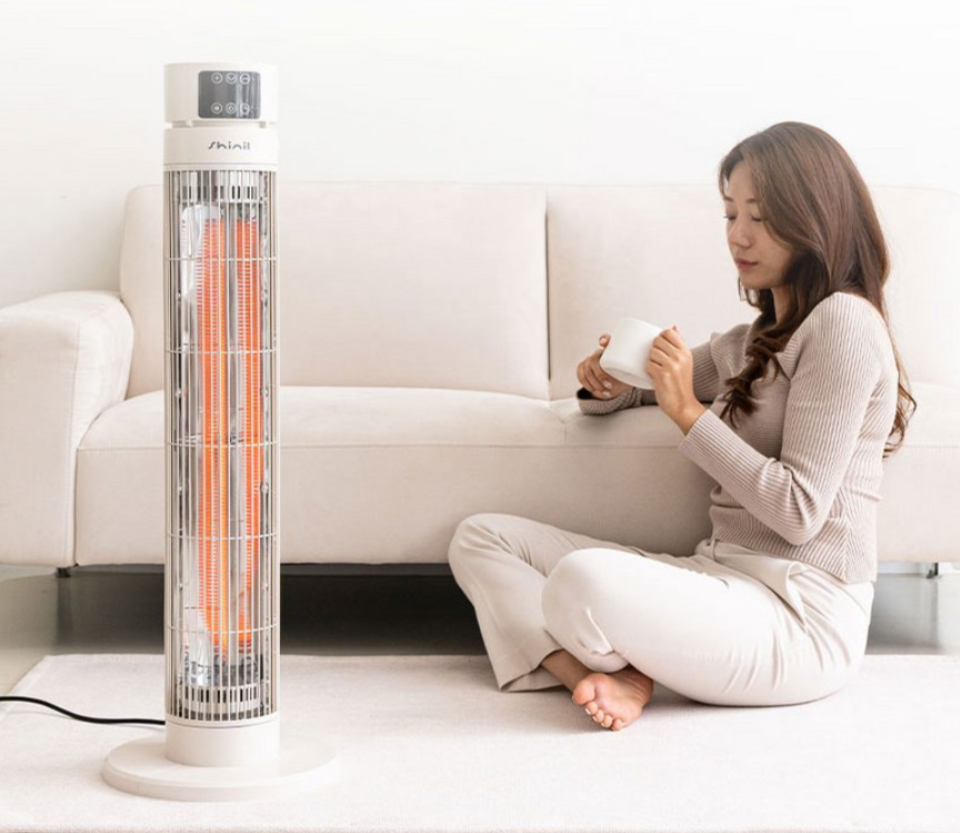 신일 카본 전기히터 전기난로 가정용 사무실 히트타워 저소음 난방기