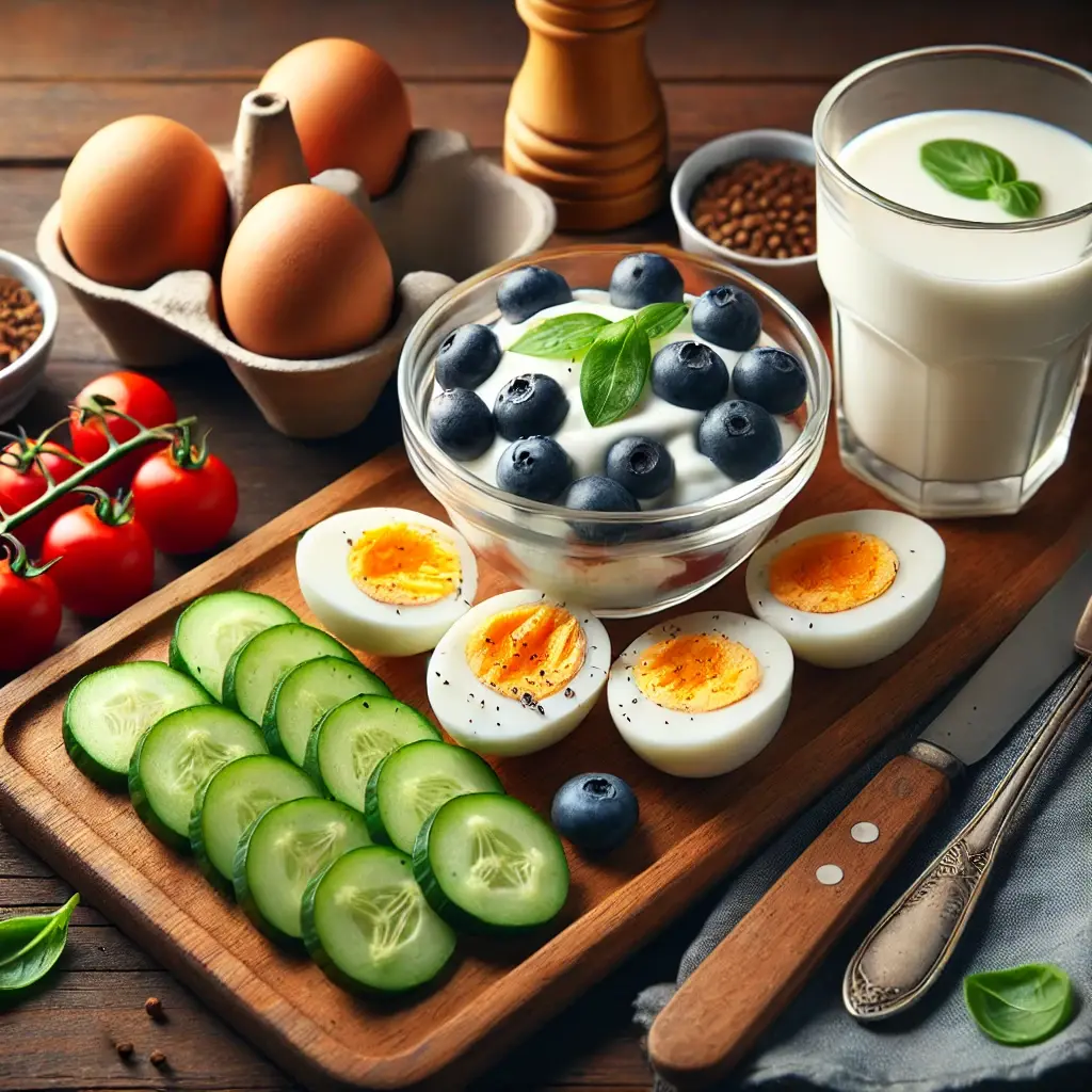 각종 야식에 먹어도 부담없는 음식들 모음