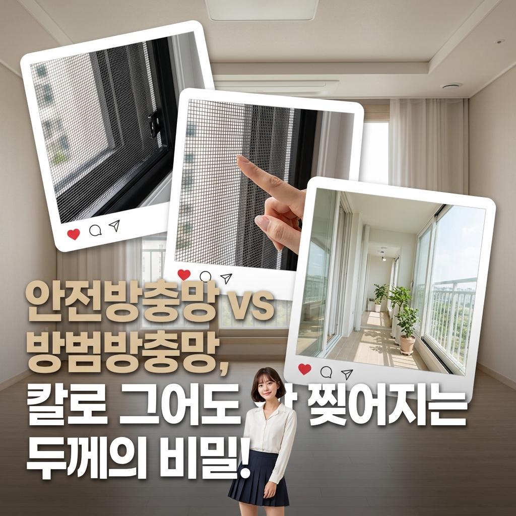 안전방충망 방범방충망 솔직 후기 장단점 비교 비용 공개! 아파트 추락방지 가이드
