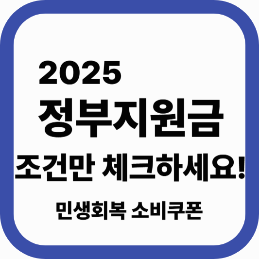 2025 민생소비쿠폰 신청 총정리
