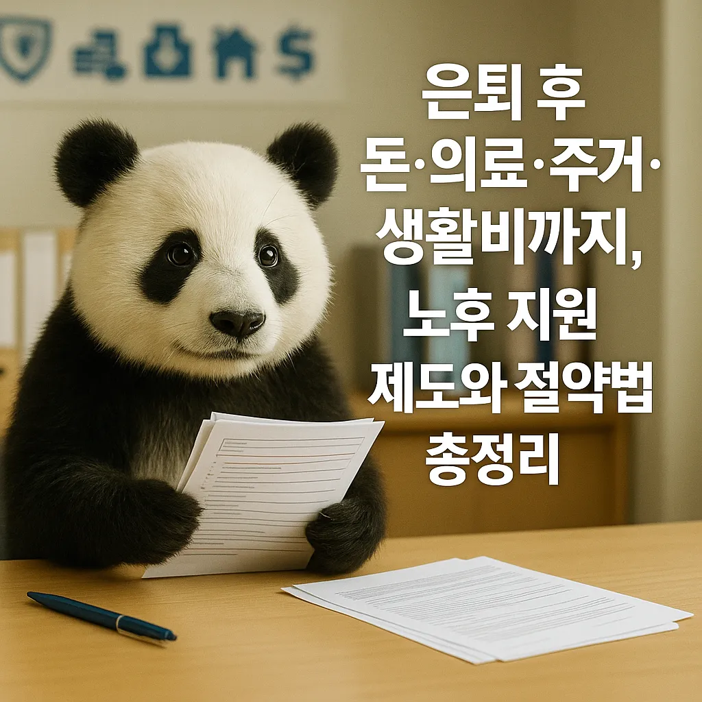 은퇴 후 돈·의료·주거·생활비까지, 노후 지원 제도와 절약법 총정리