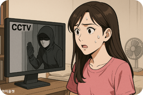 CCTV와 이상한 장면