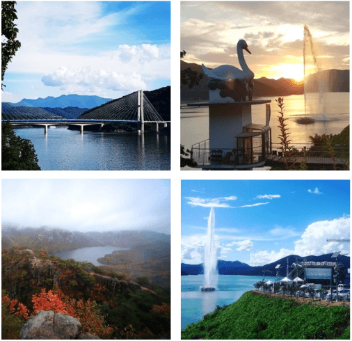 청풍호-유람선-전경