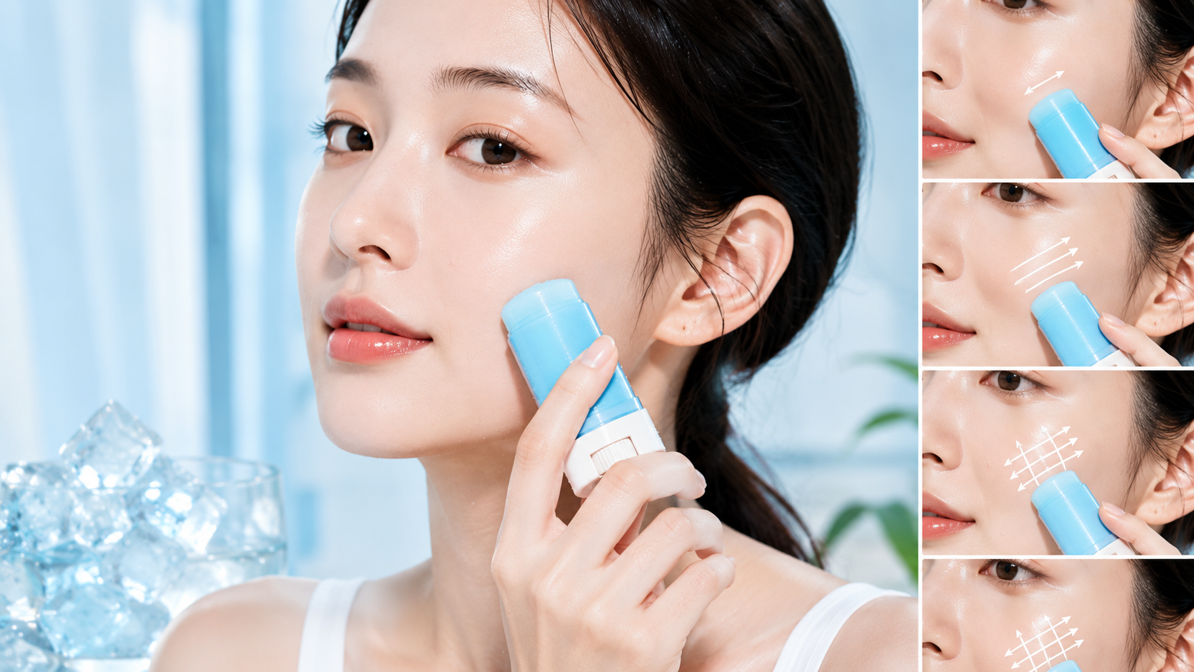 베이스를-얇게-여러-번-바르는-아이스-수딩-스틱-사용법