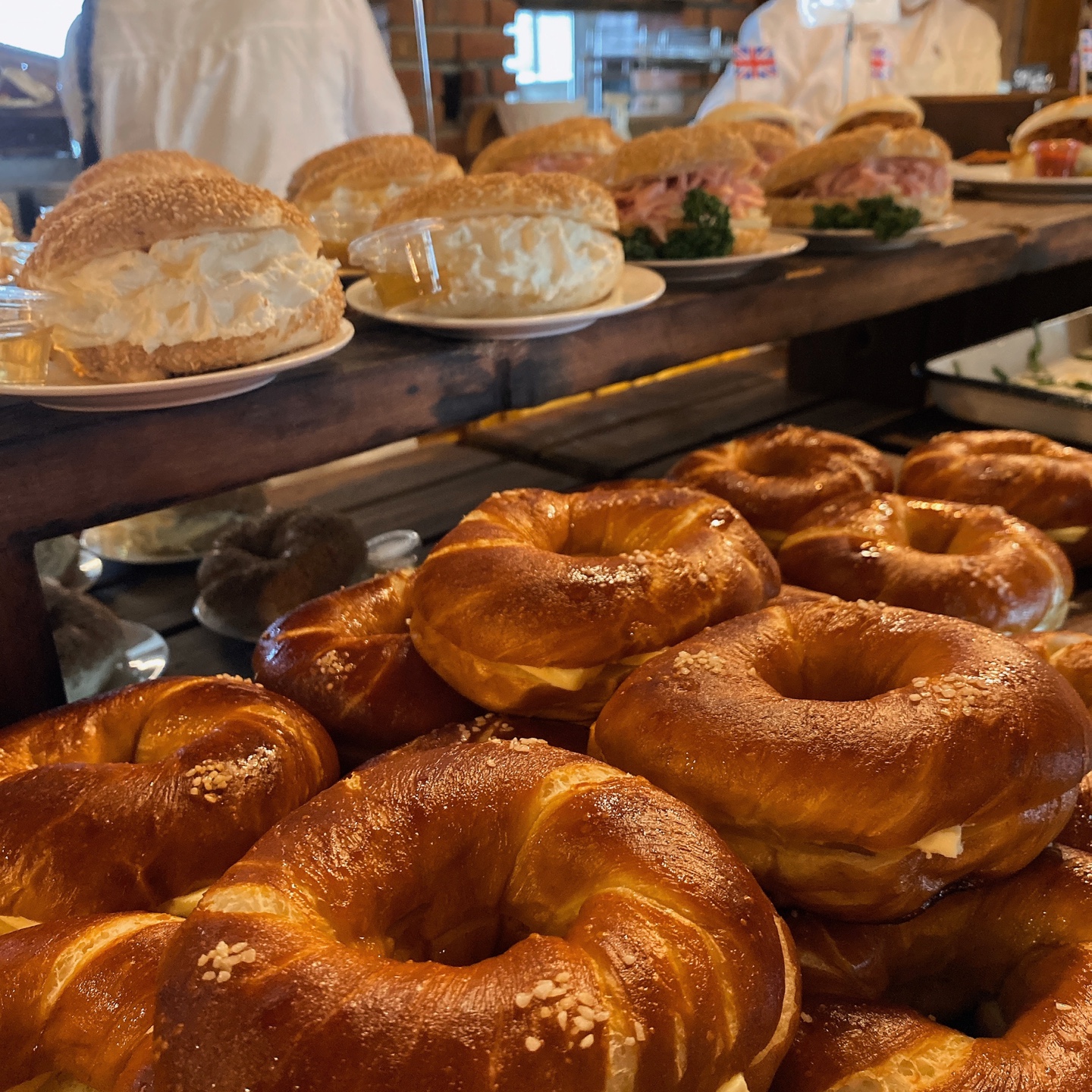 제주 구좌읍 동복리 동복마을 빵지순례 성지 런던베이글뮤지엄 제주 쪽파베이글 잠봉뵈르 샌드위치 베이글