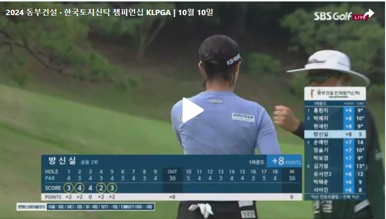 동부건설 한국토지신탁 챔피언십 순위 우승상금