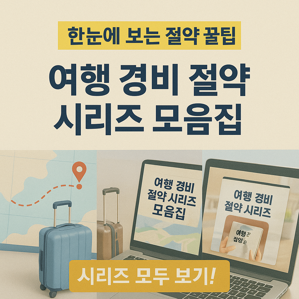 여행 경비 절약 시리즈 모음집