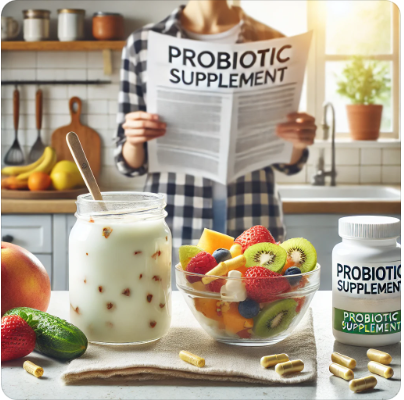 유산균 섭취 이미지