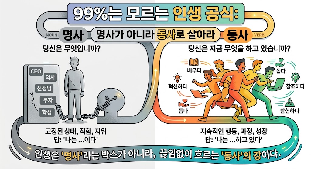 명사가 아니라 동사로 살아라 이미지