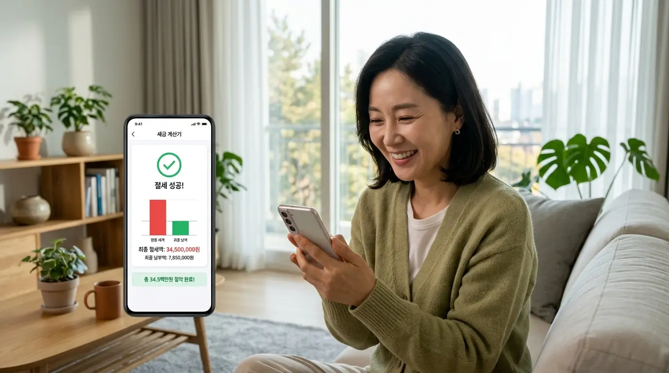 상속-주택-5년-이내-양도-절세-전략-계산기