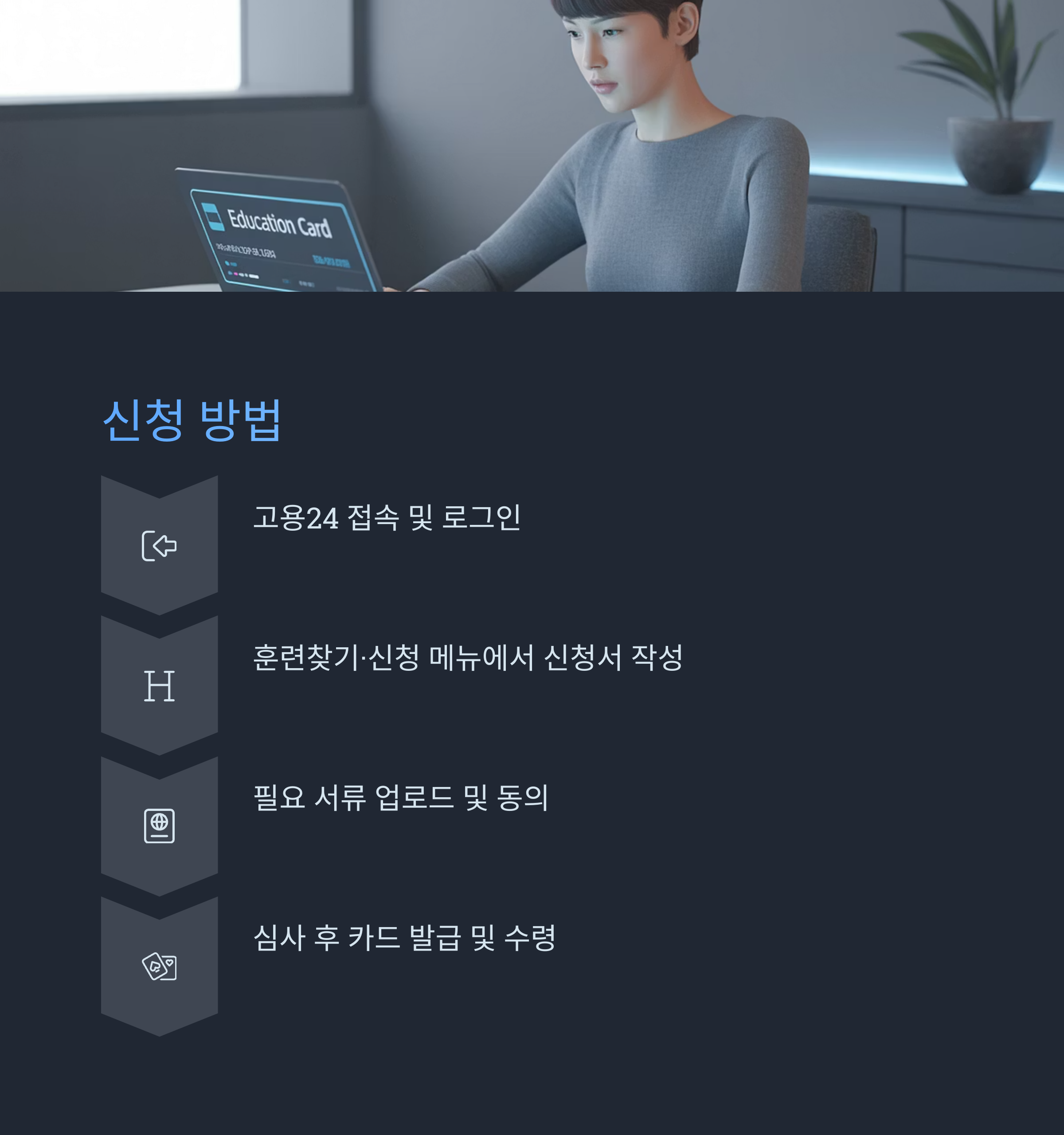 국민내일배움카드 신청 방법
