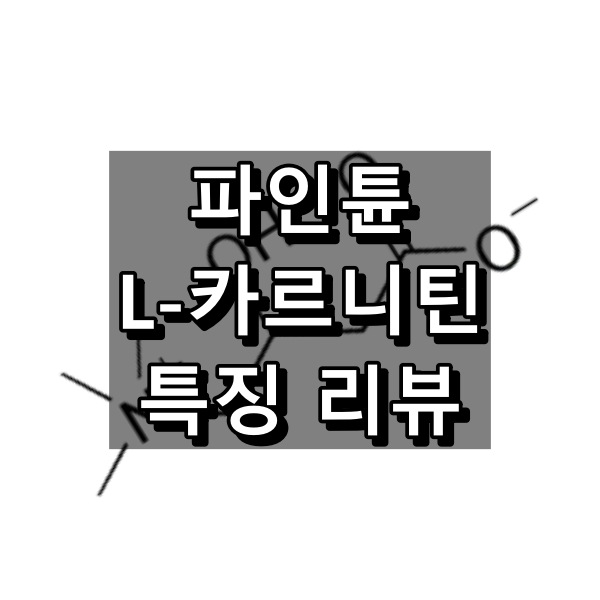 파인튠 L-카르니틴 대표 이미지