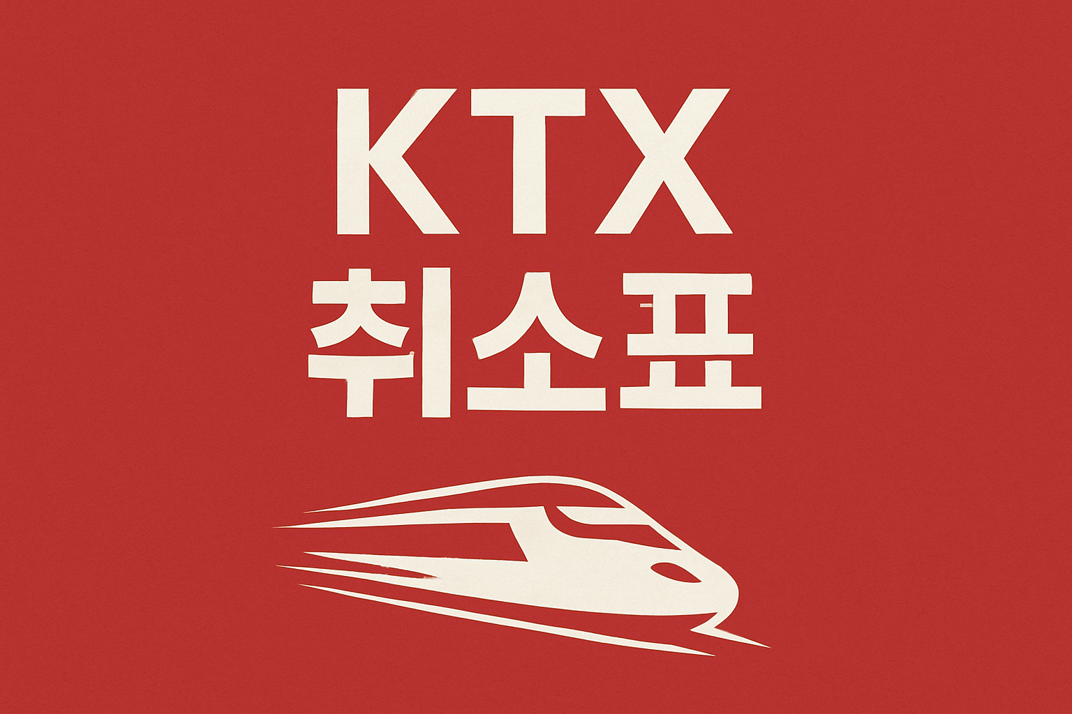 KTX 취소표