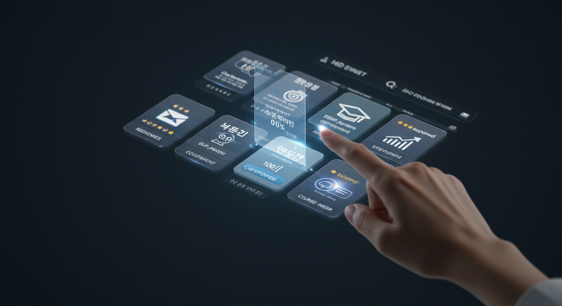 '자비 부담액 0원' 필터 활용