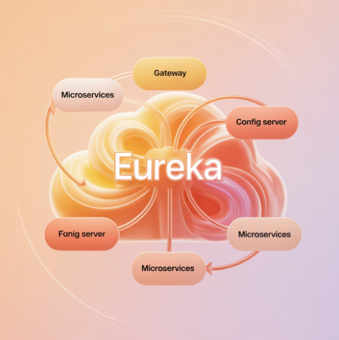 Spring Cloud Eureka 아키텍처 이미지