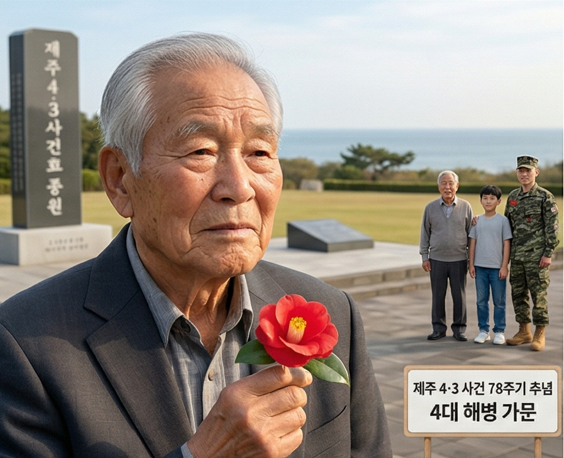 제주 4&middot;3 사건 78주기, 우리가 꼭 알아야 할 '4대 해병 가문' 이야기 🌺