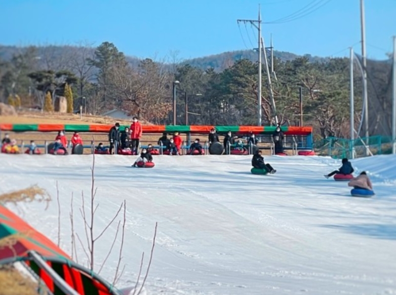 가야랜드 눈썰매장 김해눈썰매장 엔젤파크 눈썰매장