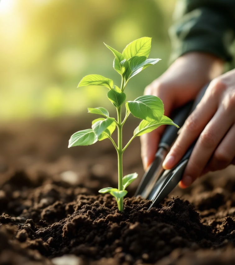 성공적인 첫걸음&amp;#44; 옮겨 심기