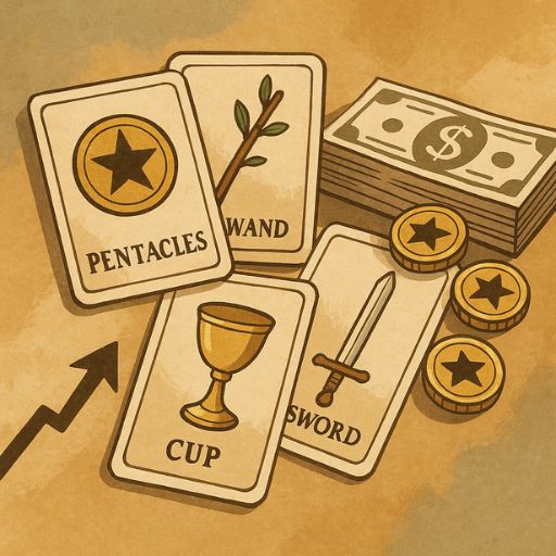 금전운 타로 리딩 관련 이미지