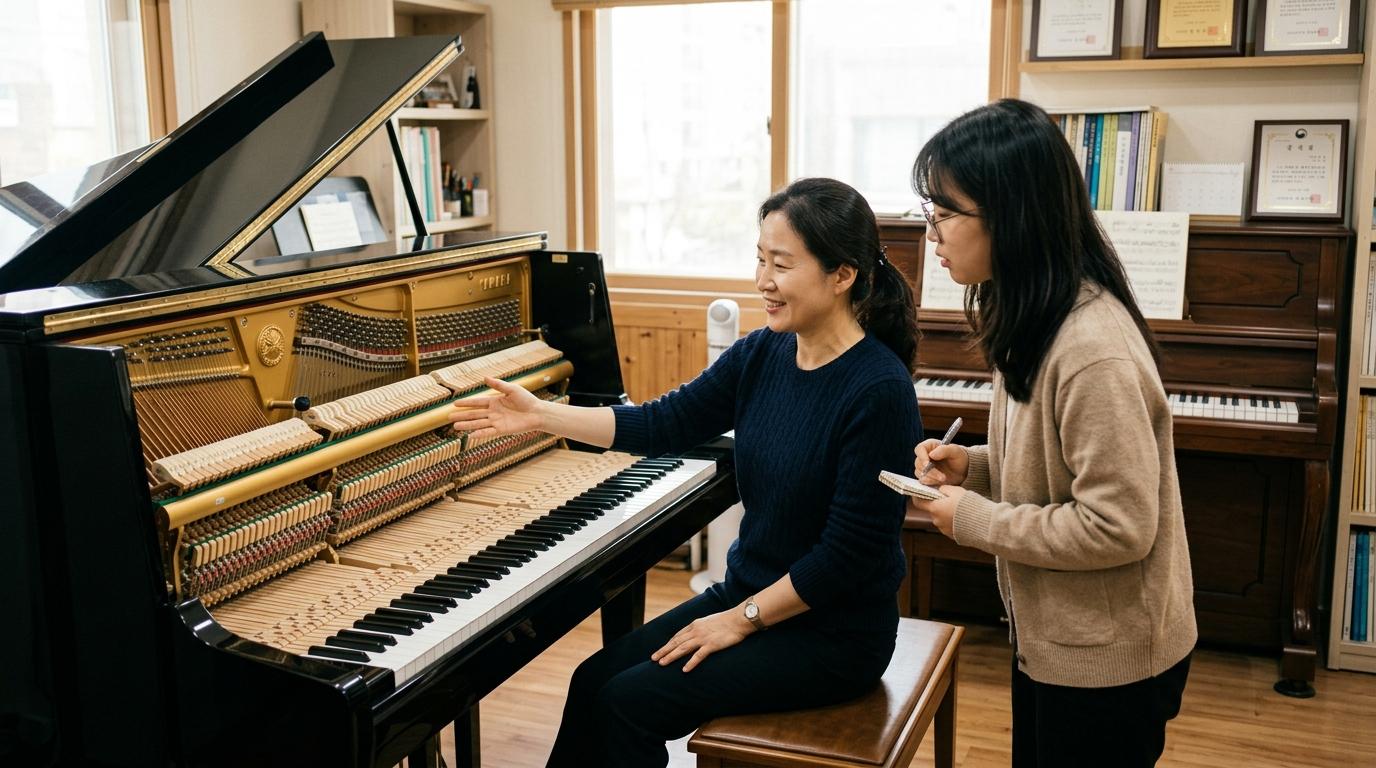 피아노의 종류 및 구조