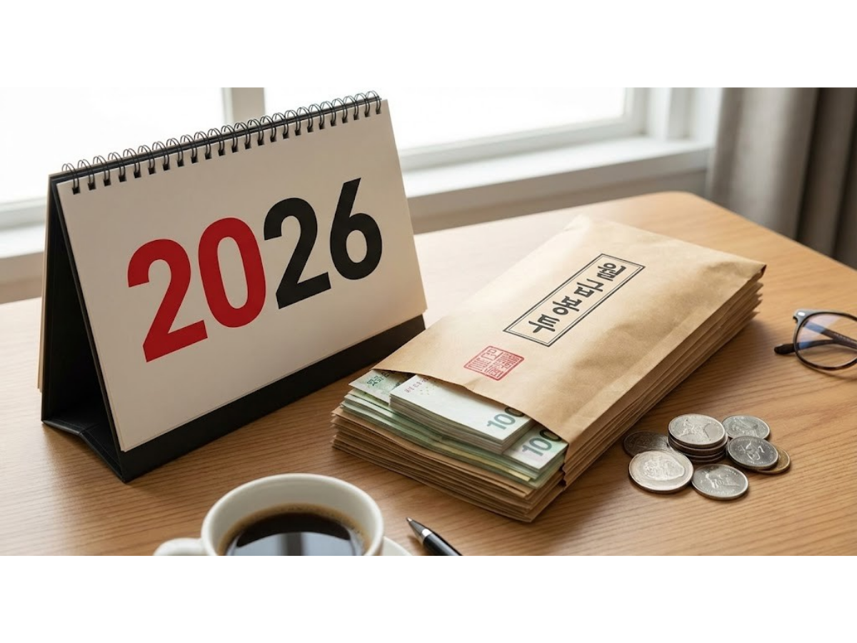 "내년 내 월급은 얼마?" 2026년 최저임금 확정 &amp; 연봉별 실수령액표 (1분 확인)