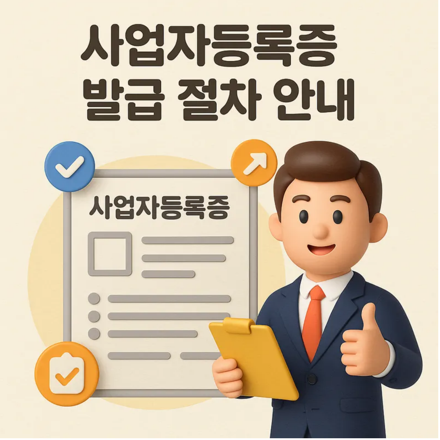 사업자등록증 발급 절차 안내