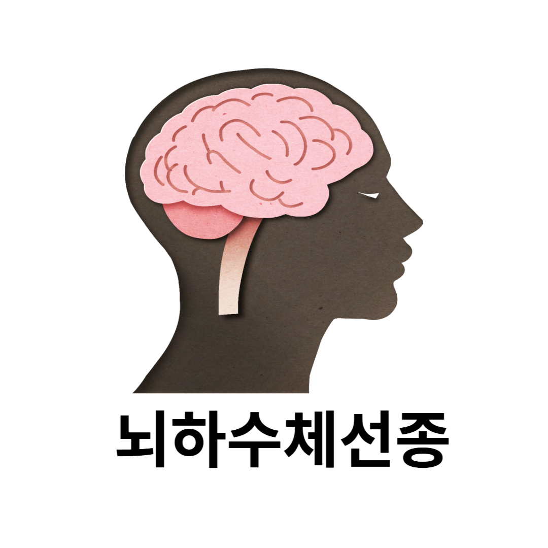 뇌하수체선종과 관련된 사진입니다.