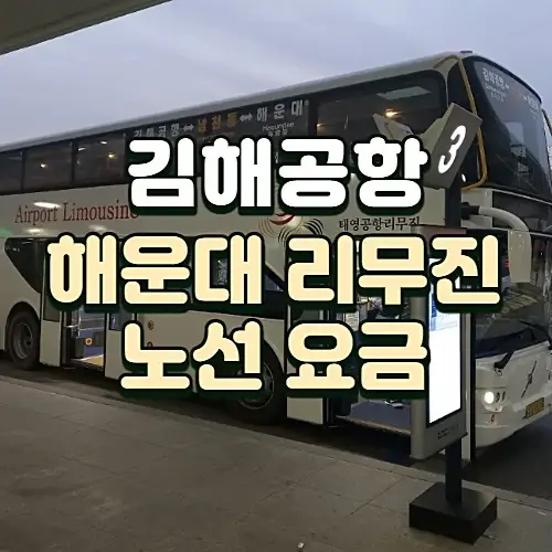 김해공항-해운대-리무진-시간표-요금-예매방법