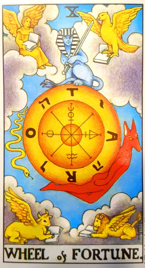 메이저 아르카나 10번. 운명의 수레바퀴(WHEEL of FORTUNE) 타로카드해석