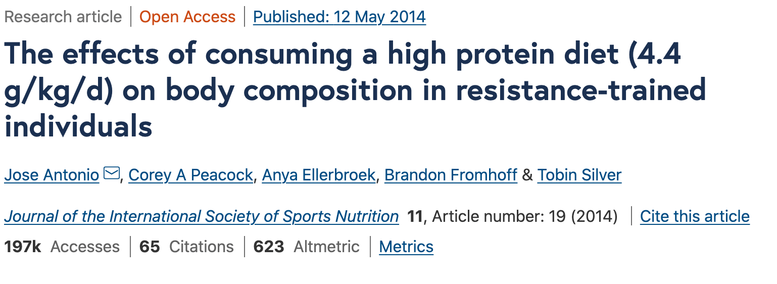 단백질을 많이 먹으면 살이 찔까?(논문 근거)