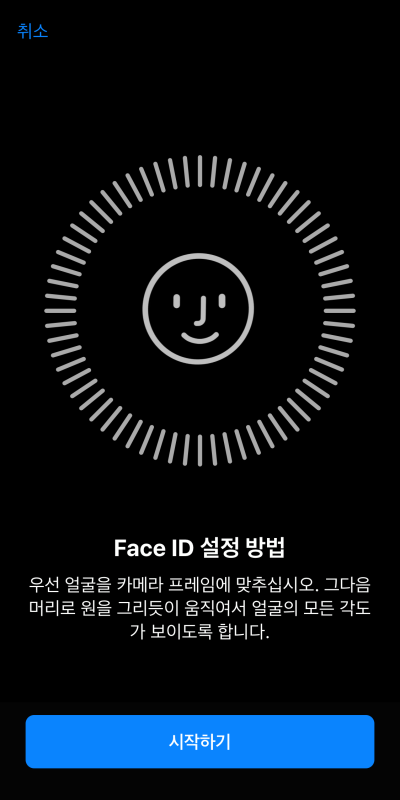 아이폰페이스아이디마스크설정방법