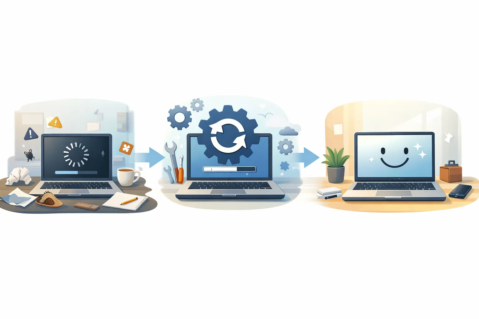 윈도우 초기화 방법 (데이터 유지, 포맷 비교, 백업 중요성)