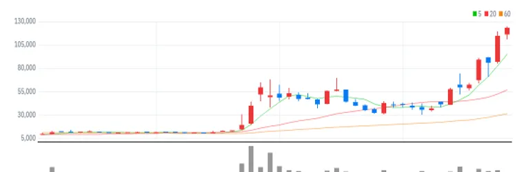 신성델타테크 주봉