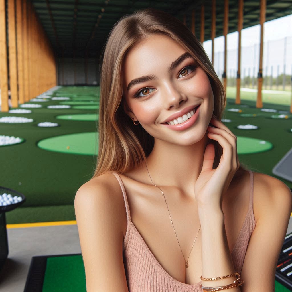 실내골프연습장 배경