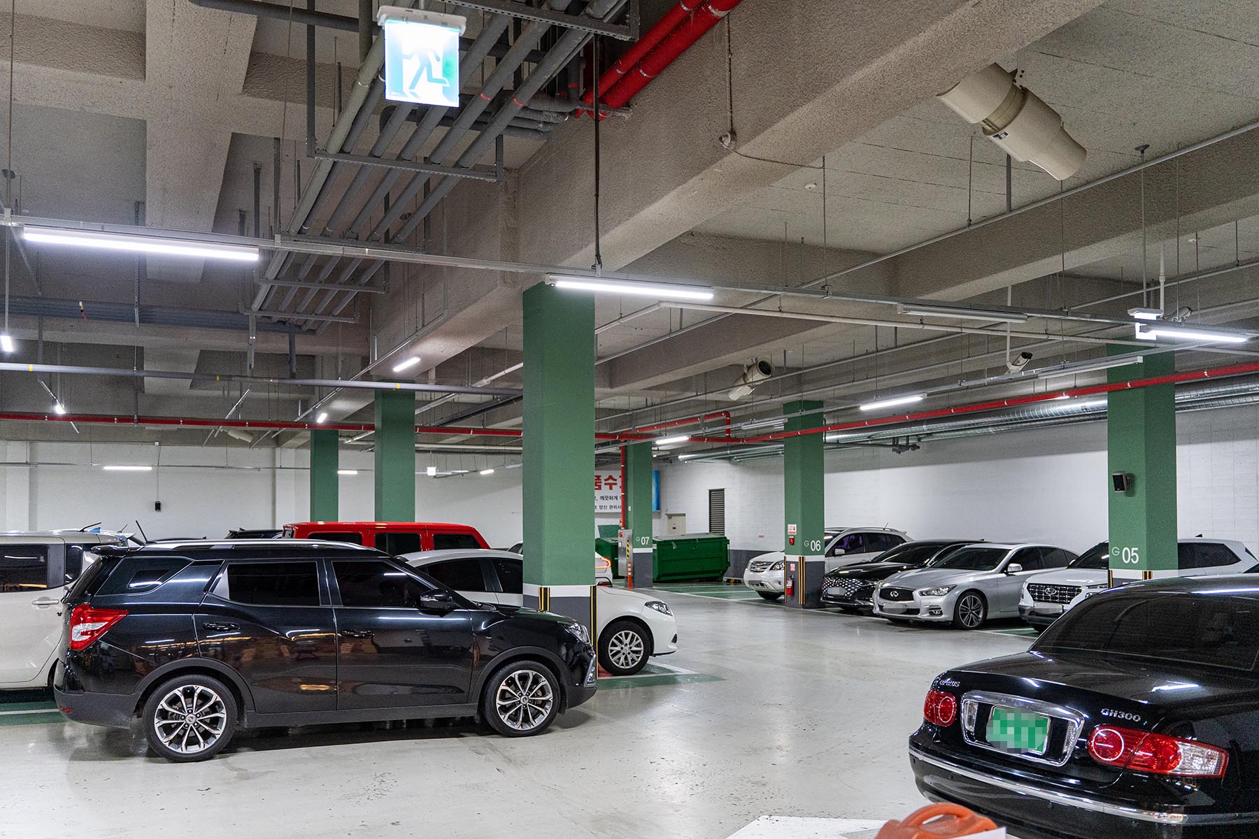 오슬로파크 주차장 지하 1층