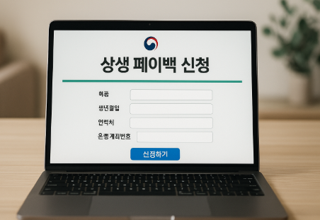 상생 페이백 신청