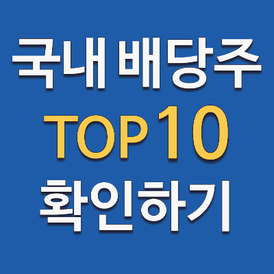 국내 배당주 순위 TOP 10, 배당으로 안정적인 수익 만들기