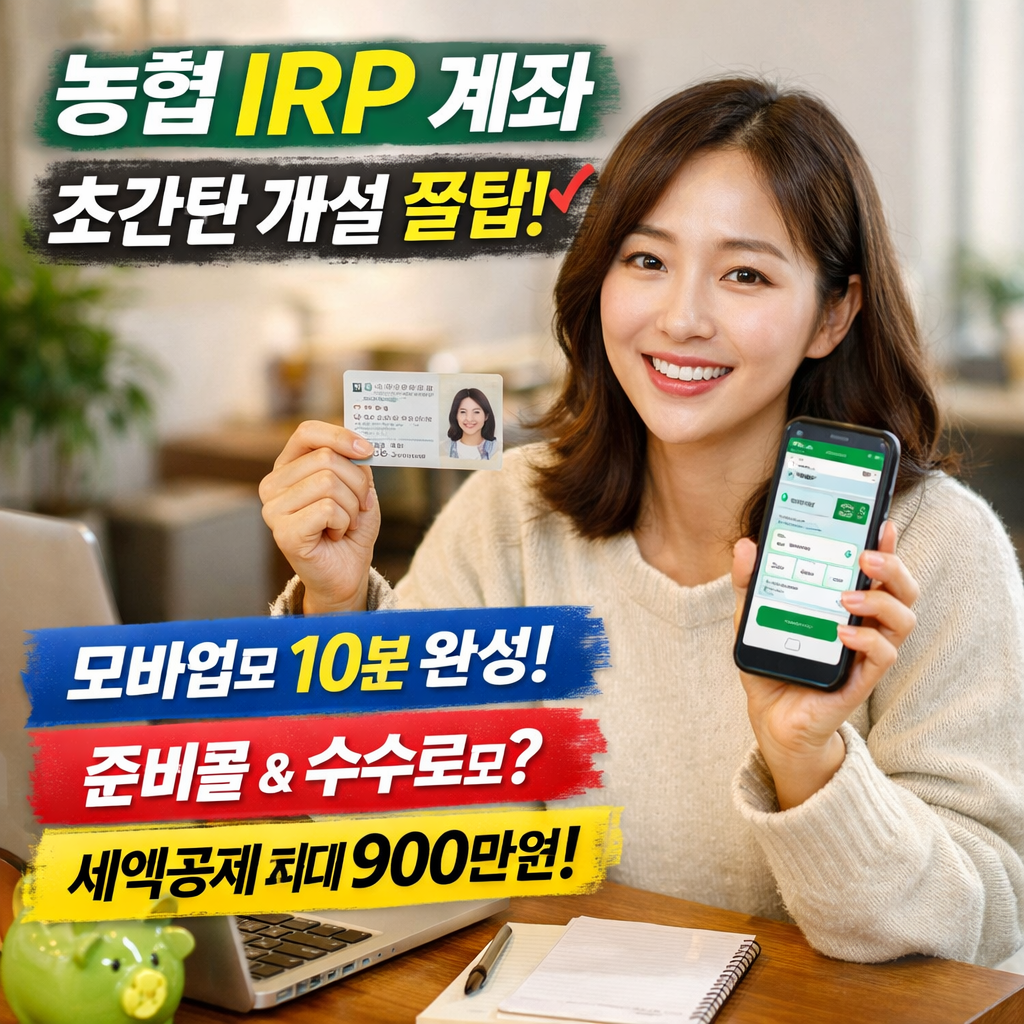 농협 IRP 계좌 개설 방법 총정리 (2025)