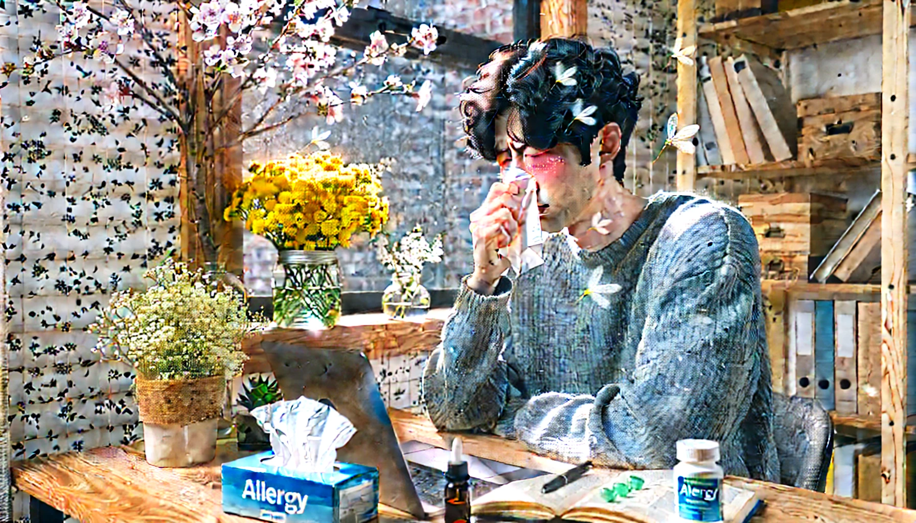 꽃가루 알레르기 증상과 대처법