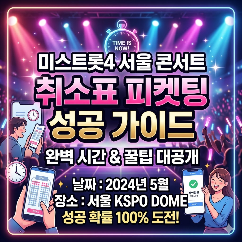 미스트롯4 서울 콘서트 표 예매하러 가기