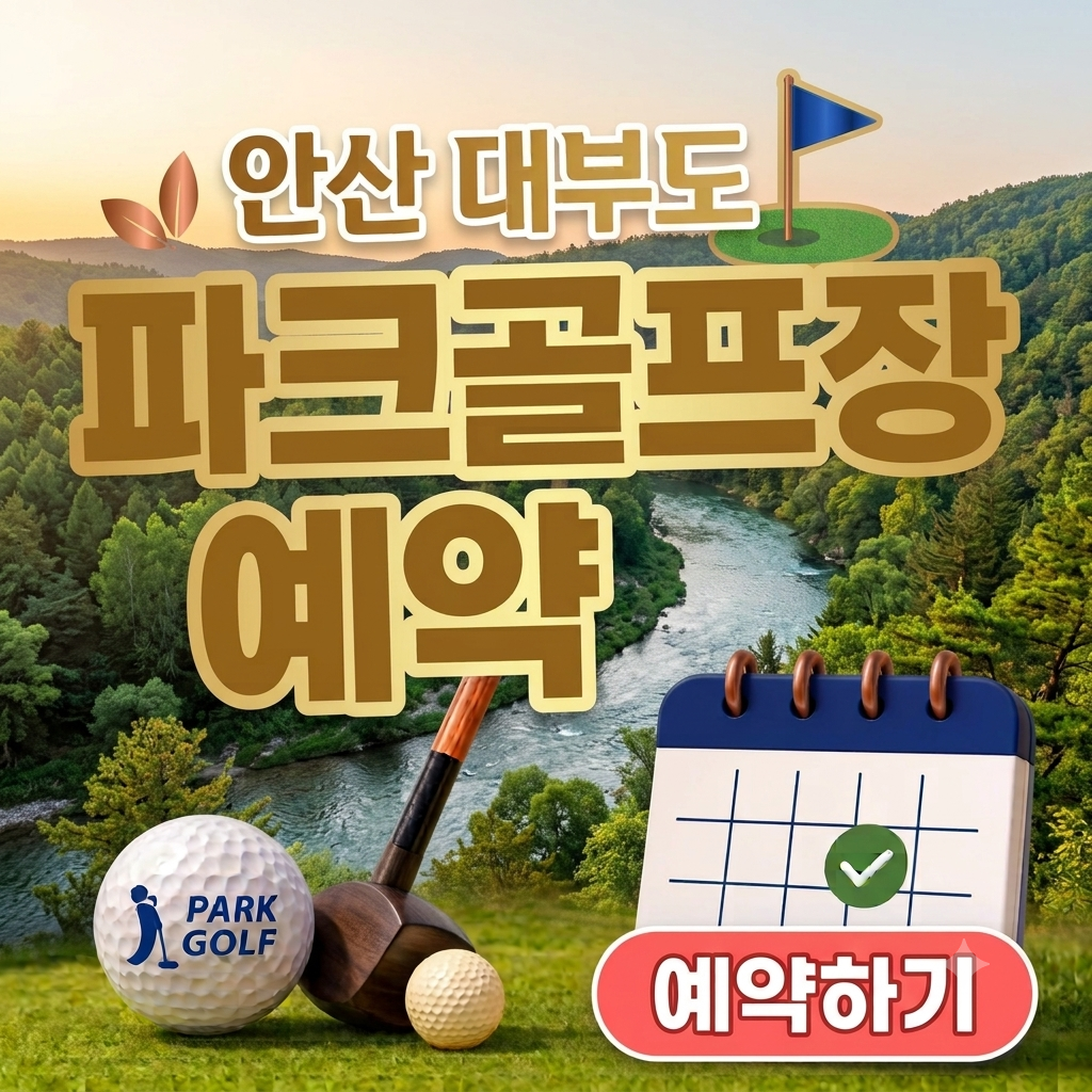 경기 안산 대부도파크골프장 예약 방법과 이용요금 총정리 (2026 36홀·클럽 무료 대여)