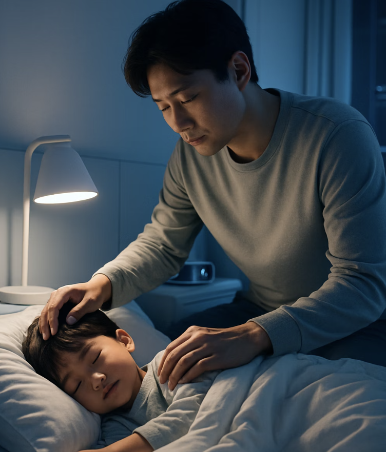 절대 흔들어 깨우지 마세요