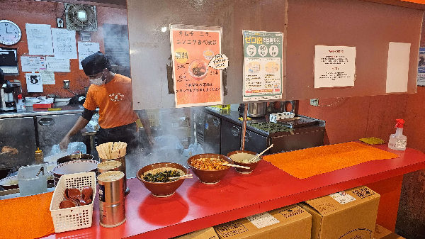 일본 오사카 라멘집 추천 금룡라멘 김치주는 라멘집