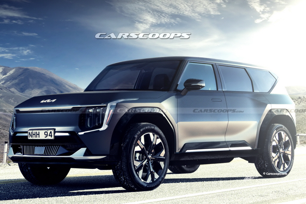 기아 하이브리드 EV9 차량은