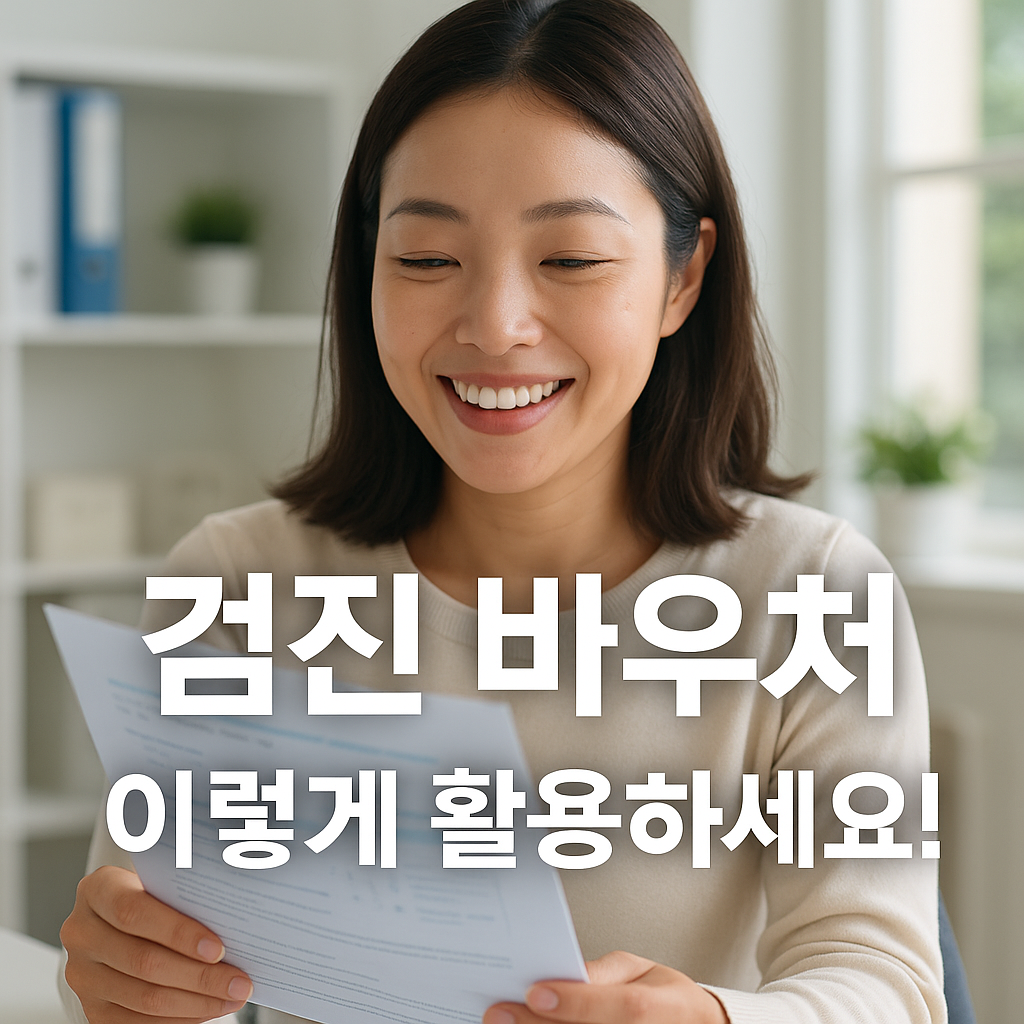 건강검진바우처 활용꿀팁