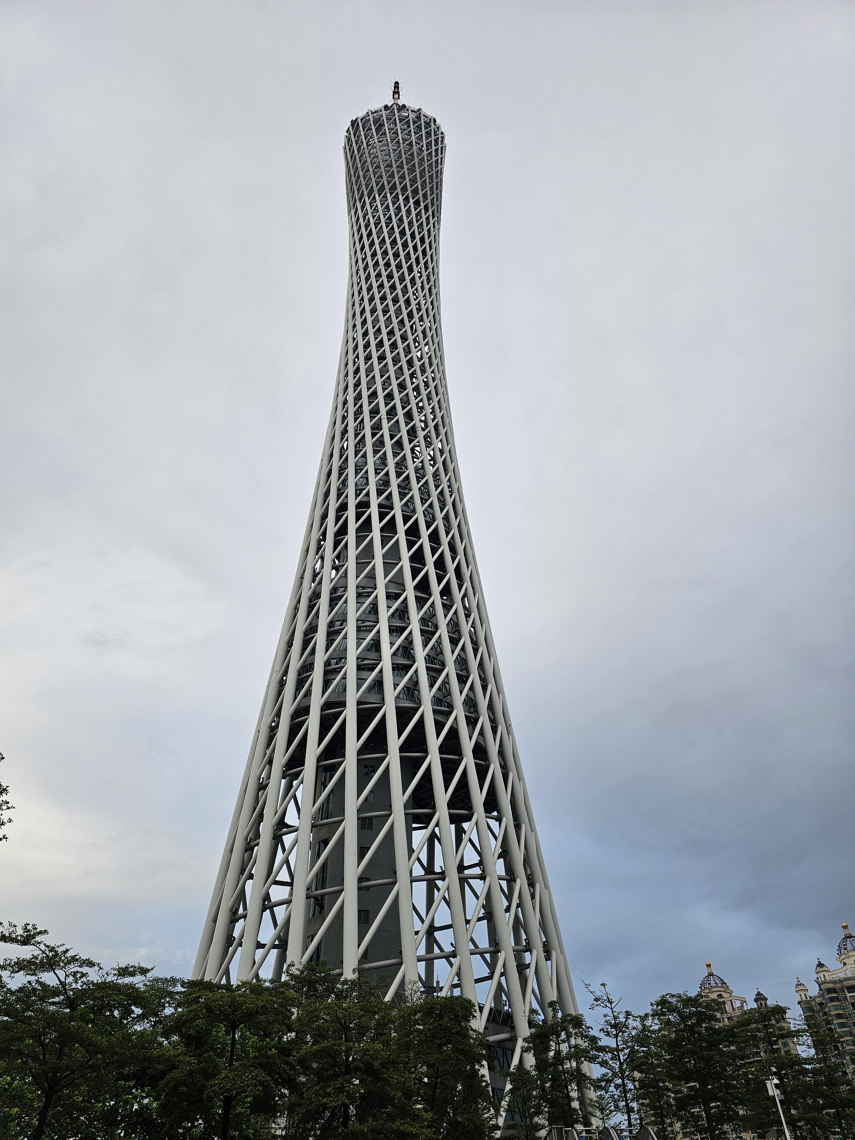 광저우타워 사진 야경