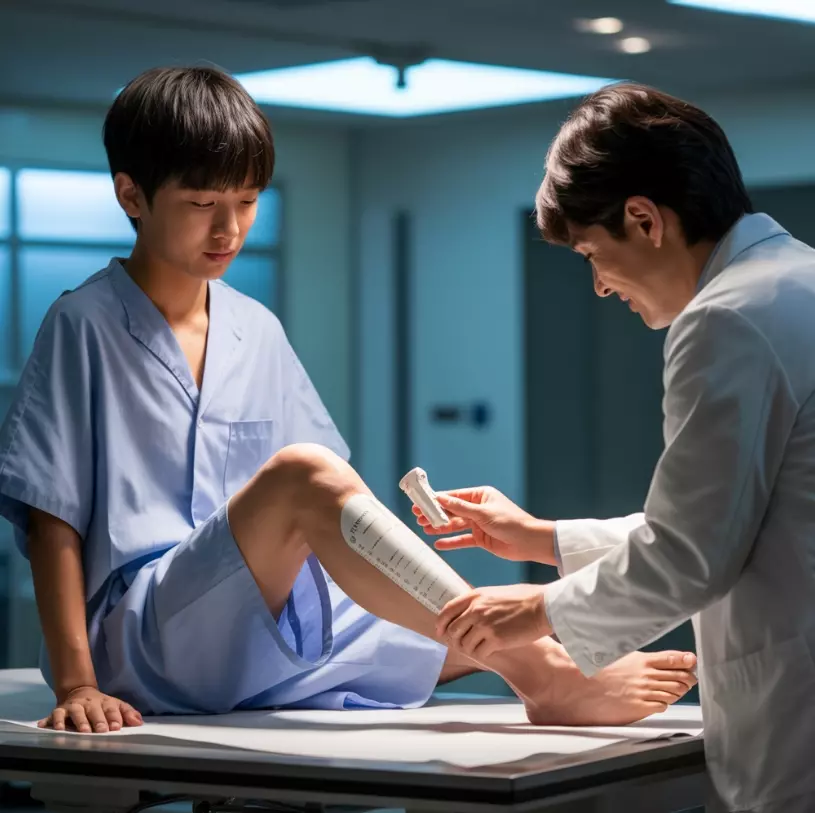 성장판 검사 이미지