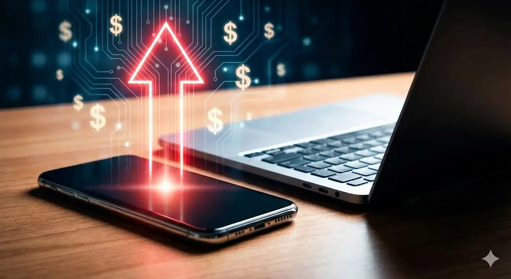 AI 반도체 품귀로 인한 스마트폰 및 노트북 가격 폭등 전망사진