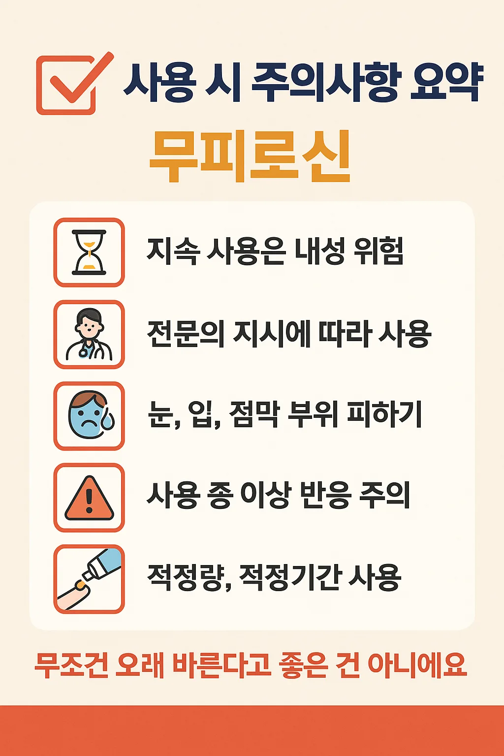 주의사항과 사용 팁
