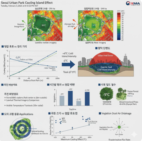 도시공원 냉각섬 효과